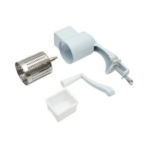 Masina de macinat nuci manuala, tambur inox, corp metalic alb Berner BG-5, BK88811 - Img 2