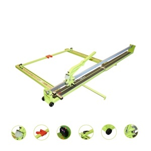 Masina profesionala de taiat gresie si faianta 1800mm, grosime 6-30mm, rulmenti de ghidaj, rezervor ulei si indicator laser Breckner Germany, BRECKNER GERMANY, BK80427
