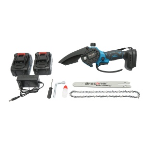 Mini fierastrau electric 700W cu 2 acumulatori Li-ion 21V/4Ah, lama 200mm (8 inch), Cod: DISPV69, Marca: BRECKNER GERMANY - Img 2