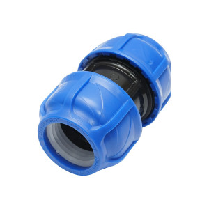 Mufa compresiune, PN16, D50x50mm, max 16bar, pentru sisteme irigatie, PEHD, Cod: DISLV60, Poelsan - Img 2