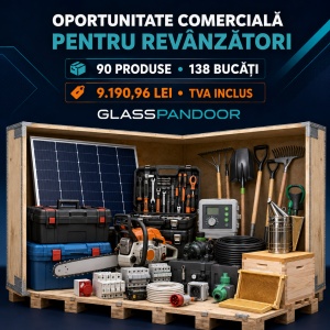 Pachet comercial complet pentru revânzători – 90 de produse, 138 de bucăți - LIVRARE GRATUITA ORIUNDE IN ROMANIA