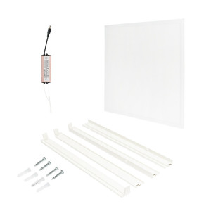 Panou LED, cu rama 220V/40W, 3200lm/6400K, 600x600mm, cu driver 600mA, Cod: BK90605R Echivalență: DISFM79, Breckner Germany - Img 2