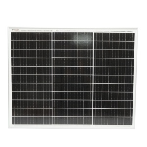 Panou solar 50W fotovoltaic policristalin cu cablu 90cm si tensiune maxima de 18V 670x530x20mm Breckner Germany,BK87492