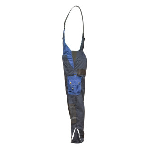 Pantaloni de lucru cu pieptar, salopeta din poliester cu bumbac, albastru navy, M, Cod: BK77220, Breckner Germany - Img 3