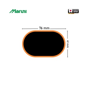 Petice vulcanizare ovale 41x76mm pentru camere de aer 15 buc/set Maruni made in Japan, DISUM85 - Img 2