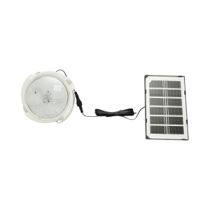 Plafoniera solara LED 50W, 6500K cu panou solar 3W, baterie LiFePO4 1800mAh, senzor miscare si telecomanda IP65 Breckner Germany, BK00163 - Img 2