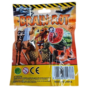 Plic Surpriză „Brain Rot” – Mini Jucărie + 3 Cartonașe de Colecție - Img 2