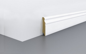 Plinta Mdf Hamburg, alba, 240 x 1.8 x 7 cm, P70.01, Egger - Img 1