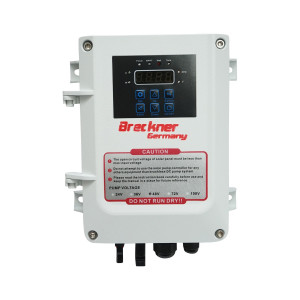 Pompa apa de suprafata, 550W, 48V debit 17 m3/h cu controller MPPT+senzor nivel apa pentru panou solar, fotovoltaic, Cod: DISHR28, Breckner Germany - Img 4