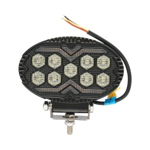 Proiector oval LED cu DRL 9-36V, 20W alb-galben, carcasa aluminiu 140x90x45mm IP68 Breckner Germany, BRECKNER GERMANY, BK91001