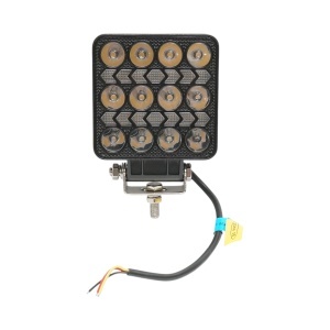 Proiector patrat LED cu DRL 9-80V, 17W alb-galben, carcasa aluminiu 107x107x33mm IP67 Breckner Germany, BRECKNER GERMANY, DISPV91