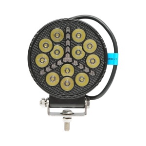 Proiector rotund LED cu DRL 9-36V, 19W alb-galben, carcasa aluminiu 108x108x38mm IP68 Breckner Germany, BRECKNER GERMANY, BK91006