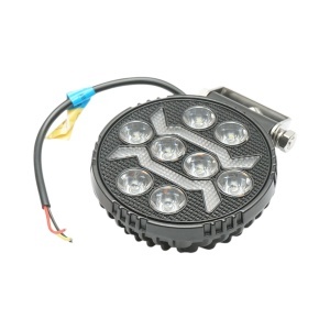 Proiector rotund LED cu DRL 9-80V, 17W alb-galben, carcasa aluminiu 108x108x38mm IP67 Breckner Germany, BRECKNER GERMANY, DISPV93 - Img 4