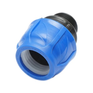 Racord compresiune cu filet exterior D40mmx11/4 toll, PN16 pentru sisteme irigatii ,Cod: DISLV46, Brand: Poelsan - Img 4