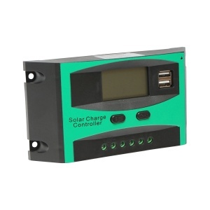 Regulator tensiune pentru panou solar 20A 12V/24V 2X port USB Breckner Germany, BK92910 - Img 2