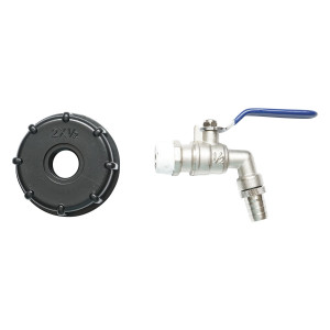 Robinet de scurgere 1/2 alama bazin IBC cu filet int 60 mm, Cod: DISEW77, Brand: AUTOSPEED - Img 2