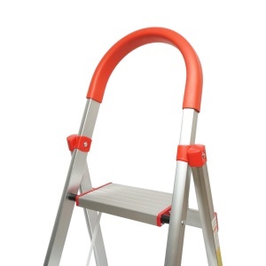 Scara aluminiu pliabila, 3 trepte antiderapante, inaltime 68cm, sarcina maxima 130Kg, DISTV01 - Img 7