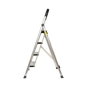 Scara aluminiu pliabila, 4 trepte antiderapante, sarcina maxima 150 Kg, inaltime 143cm , Cod: DISPN84, Marca: CROWNMAN - Img 3