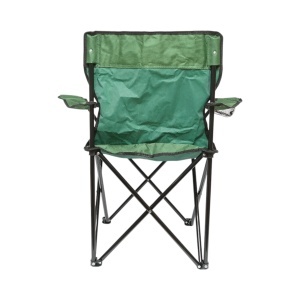 Scaun camping pliabil verde cu suport pahar, husa transport, structura metalica 50x80x80cm, BK99230 - Img 3