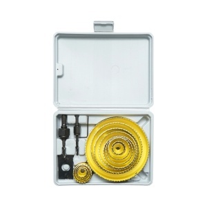 Set 13 carote circulare 19-127mm pentru rigips, lemn, PVC 17 piese, BK88099 - Img 2