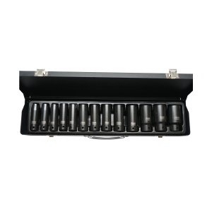 Set 13 tubulare de impact lungi 1/2, 13-32 mm, Cod: BK77678, Brand: HOTECHE - Img 2
