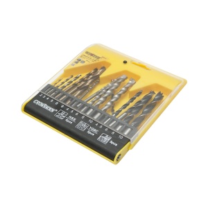 Set 16 burghie 2-10mm cu tija cilindrica pentru lemn, metal, beton , Cod: DISPN40, Marca: CROWNMAN - Img 2