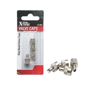 Set 4 capace valve auto metalice cu cap de surubelnita 27-015 X-TRA SEAL, DISVE81