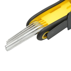 Set 8 chei imbus hexagonale pliabile cu maner tip briceag 2-8mm Cr-V , Cod: DISPN50, Marca: CROWNMAN - Img 6