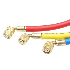 Set furtun 90 cm 3 culori pentru incarcare freon R-410a, Cod: DISMW42, Brand: AUTOSPEED - Img 4