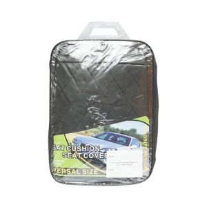 Set huse scaune auto universale Negru-Albastru Diamond, piele ecologica matlasata cu textil, fata + spate 9 piese, DISVG53 - Img 6