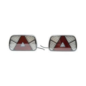 Set lampi stop spate LED universale 12V/24V cu 7 functii 237x138x30mm Breckner Germany, BRECKNER GERMANY, BK88873