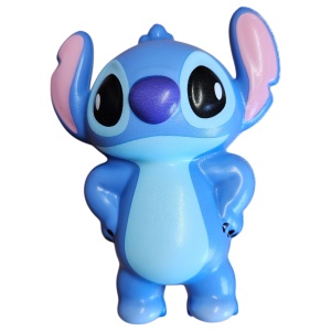 Squishy Stitch Albastru – 10 cm, Jucărie Antistres Drăgălașă