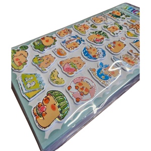 Sticker 3D Capybara – 21 cm, Decor Autocolant Adorabil - Img 2