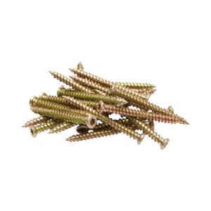 Surub montaj usi-ferestre 7.5x72mm, torx TX30, otel zincat galben 100 buc/cutie, DISUZ40 - Img 1