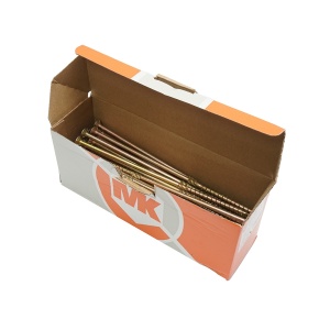 Surub pentru lemn autofiletant cu capac inecat 8x240mm tip torx TX40, 50 buc/cutie, Cod: DISSW22 - Img 4