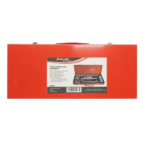 Trusa chei tubulare 8-32mm, 1/2 antrenor cu clichet 24 piese, Cod: DISLZ49, Brand: BRECKNER GERMANY - Img 2