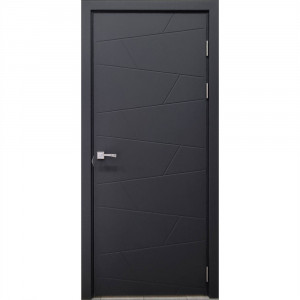 Usa interior, T04, lemn & mdf, 70x200cm, antracit mat, reversibila, Doors