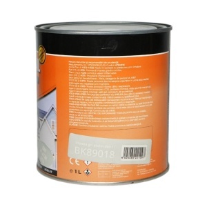 Vopsea email anticoroziva 3 in 1 gri platin D69 pe baza de solvent, direct pe rugina, interior si exterior 1L Breckner Germany, BK89018 - Img 3