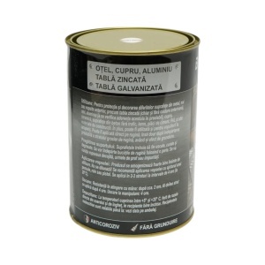 Vopsea email anticoroziva 3 in 1 pentru metal, direct pe rugina, pe baza de apa, alb mat 2000g Breckner Germany, BK00307 - Img 3