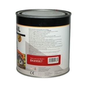 Vopsea email anticoroziva 3 in 1 rosu Welger 1K pe baza de solvent 1L, direct pe rugina, interior si exterior Breckner Germany, BK89067 - Img 3