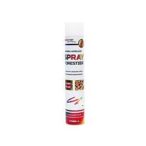 Vopsea spray marcaj forestier alb 750ml , Cod: BK1S120, Brand: BRECKNER GERMANY