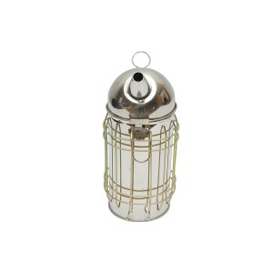 Afumator albine electric din inox cu cilindru scut termic, incarcare USB 190mm, Cod: DISKR12 - Img 3