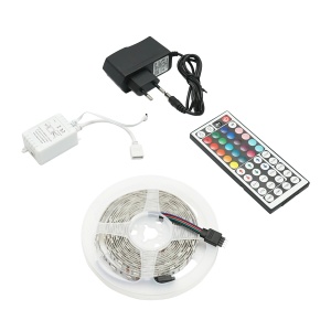 Banda LED 5050 14.4W/m RGB, 12-220V rola 3m, 60 LED/m IP20, Cod: BK79105, Brand: BRECKNER GERMANY - Img 1