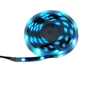 Banda LED cu telecomanda 5V, 2m, control vocal RGB IP20, Cod: BK79088, Brand: BRECKNER GERMANY, - Img 1