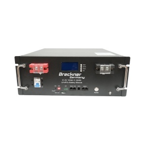Baterie stocare cu litiu 5.12kWh LiFePO4 51.2V, 100Ah cu BMS, LCD display, protectie temperatura, conexiune in paralel IP54 Breckner Germany, BRECKNER GERMANY, BK88823