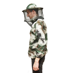 Bluza apicola tip camuflaj marimea XL cu masca protectie, Cod: DISKR76 - Img 4