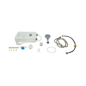 Boiler electric instant apa calda cu dus 220V, 5500W, afisaj digital 30-55°C IPX4, DISVM37 - Img 2