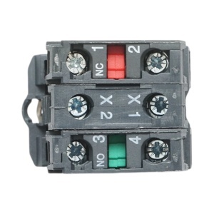 Buton comanda cu revenire si semnalizare LED verde 1NO+1NC, 220V/10A, TB5 Breckner Germany, BRECKNER GERMANY, BK76519 - Img 5