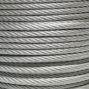 Cablu otel galvanizat fi 10mm, foc 6x37, sarcina maxima 5220Kg, 100m/rola, greutate 34.6Kg , Cod: DISSW45 - Img 2