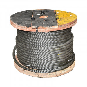 Cablu troliu otel 6x37 fi 16mm cu inima textila 50m/rola Cod: DISCT16-50, UTB - Img 3